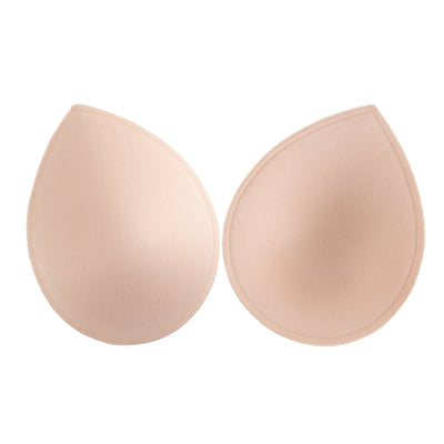 Standard Tear Drop Bra Cup Inserts, for Activewear, Athletics, Yoga and Sports