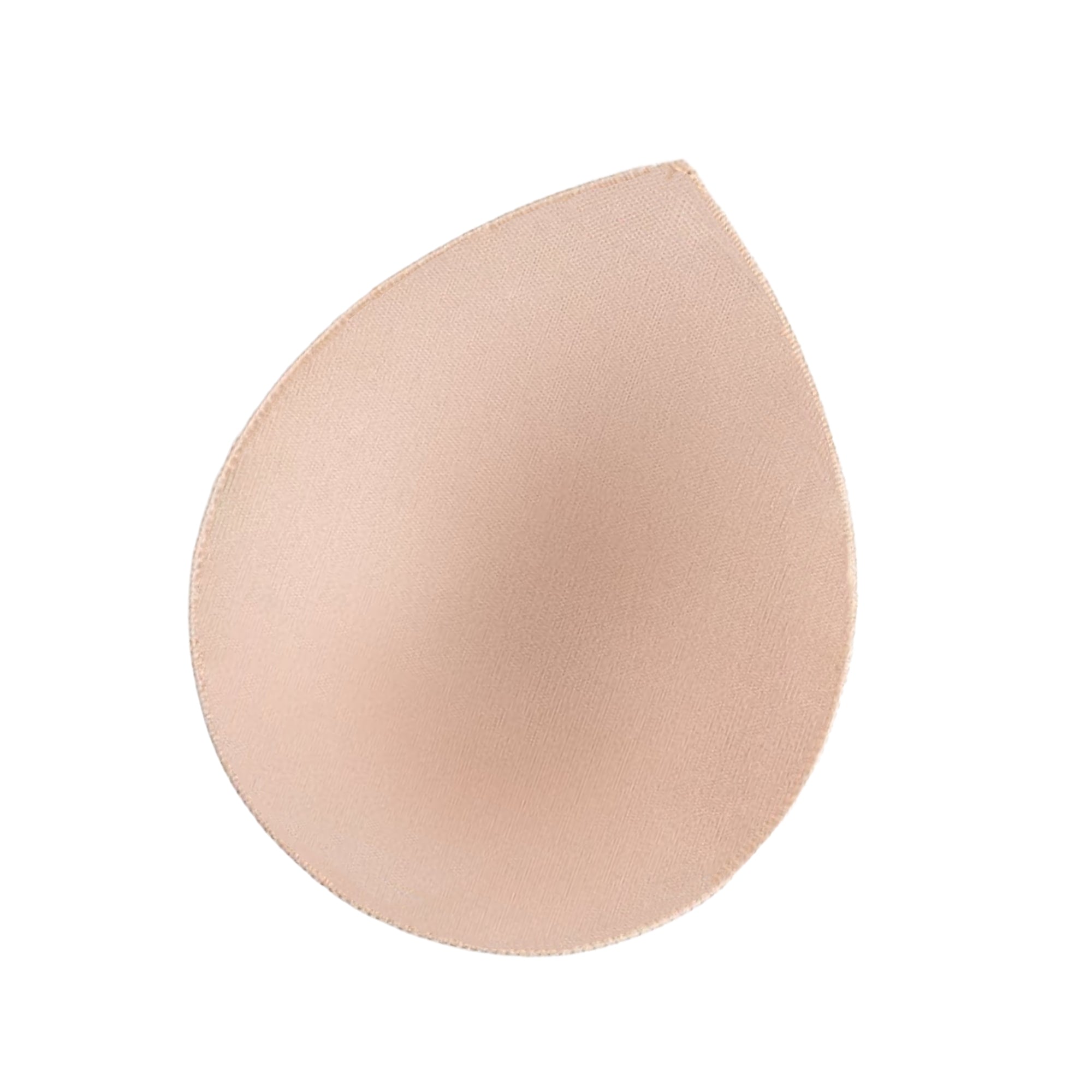 Beige bra pad on a white background#color_beige